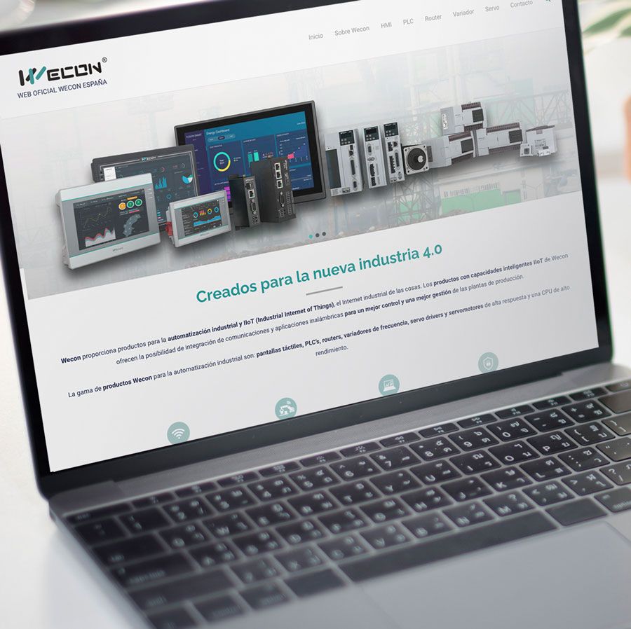 Disseny i SEO web per Wecon a Espnya