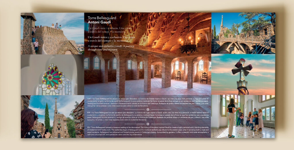 Folleto Bellesguard Gaudí