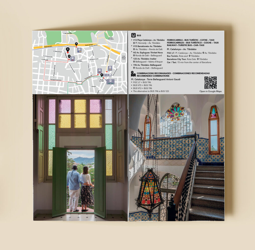 Folleto Bellesguard Gaudí